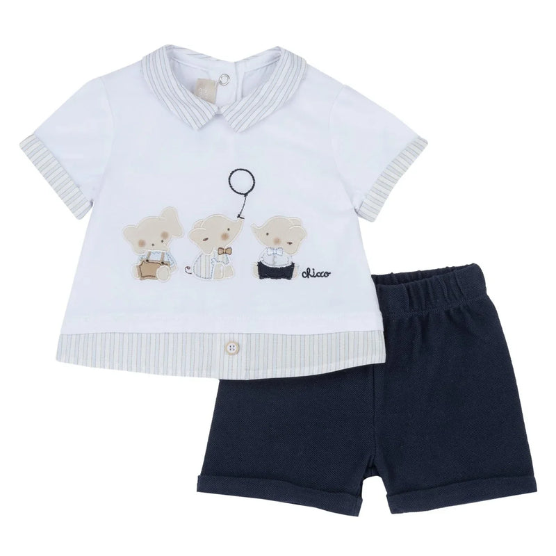 Chicco 2 PCS Polo + Short Pants 38