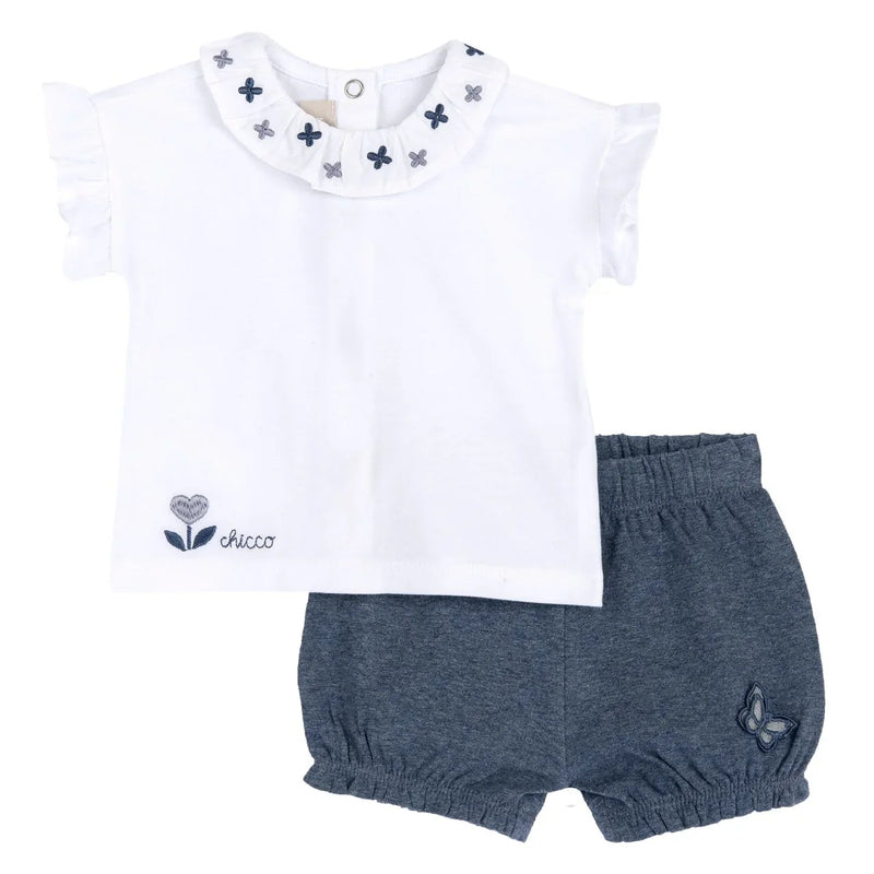 Chicco 2 PCS T.Shirt + Short Pants 28