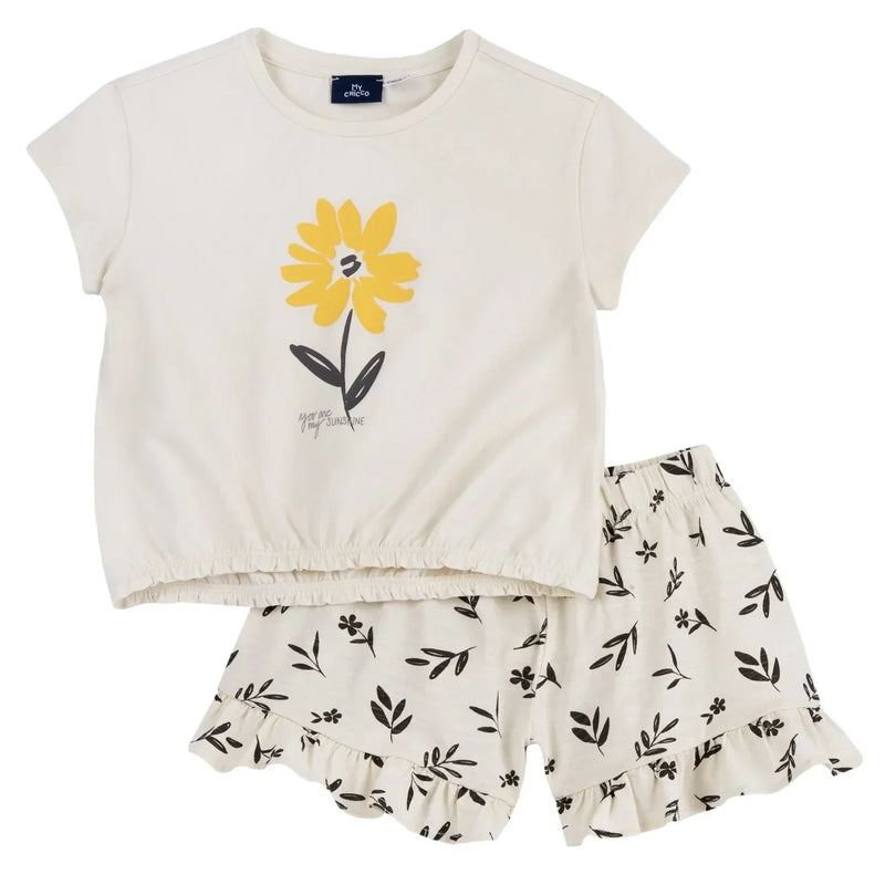 Chicco 2 PCS T.Shirt + Short Pants 60