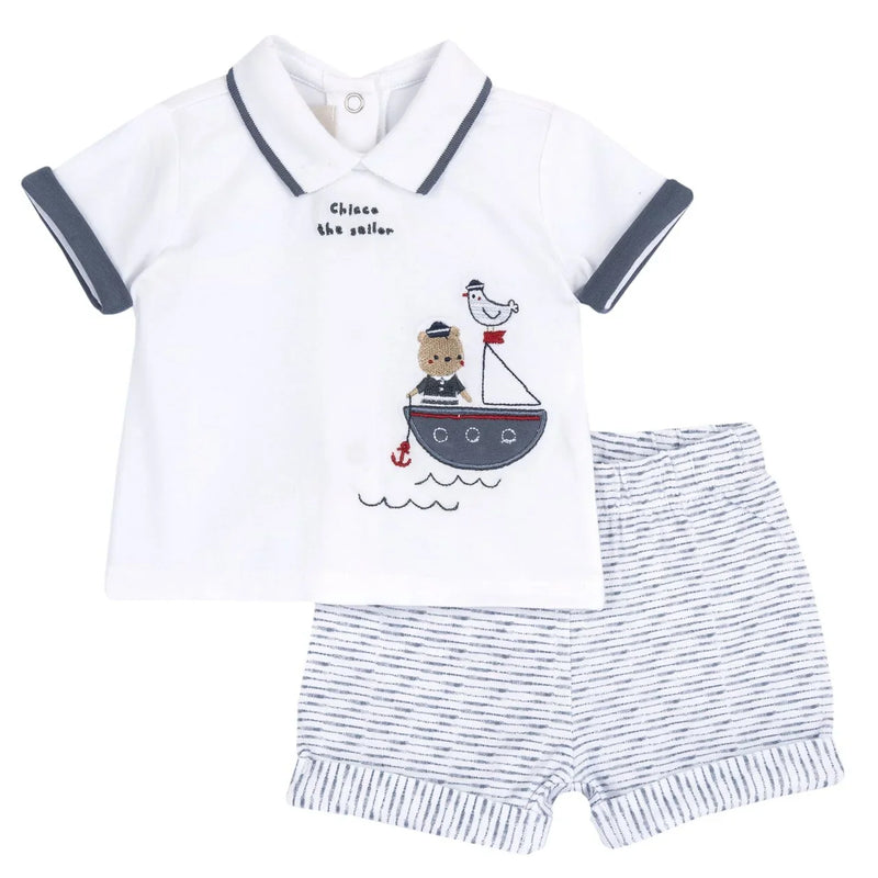 Chicco 2 PCS Polo + Short Pants 33
