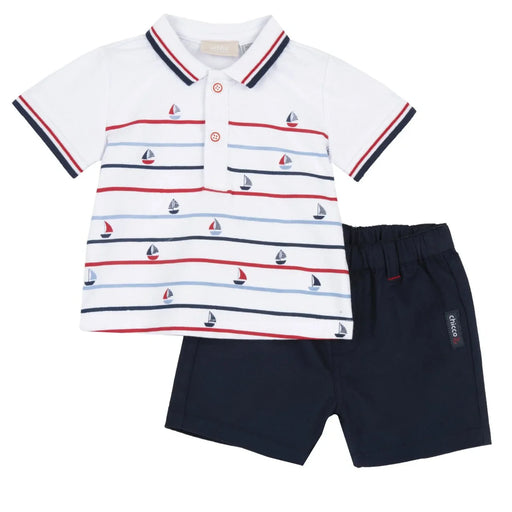 Chicco 2 PCS Polo + Short Pants 88