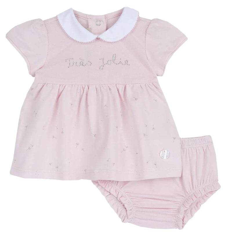 Chicco 2 PCS Short Sleeve Dress+Panties 11