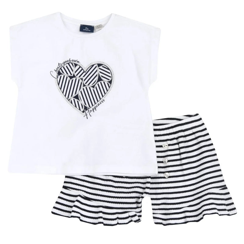 Chicco 2 PCS T.Shirt + Short Pants 80