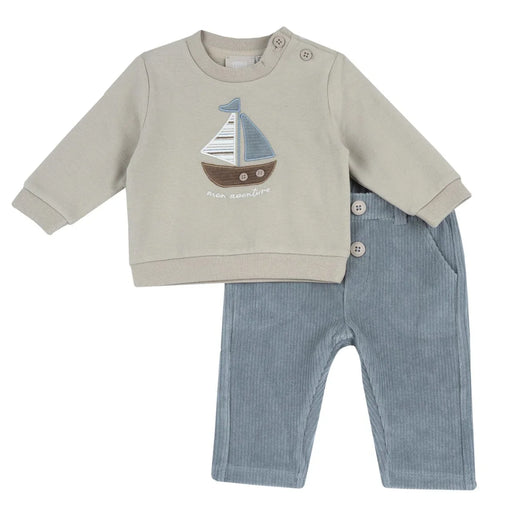 Chicco 2 PCS Sweat Shirt+Long Pants 25