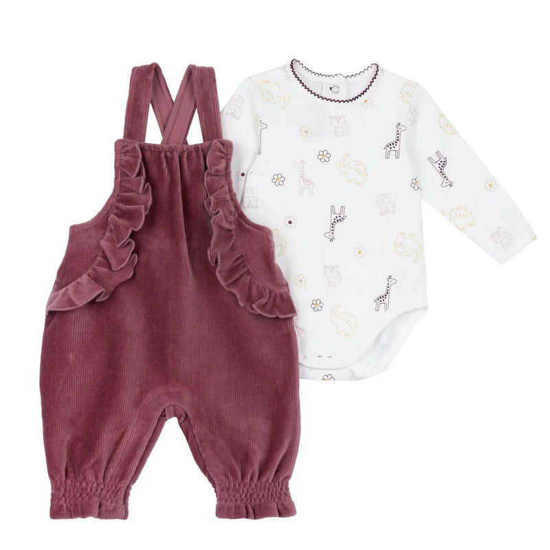 Chicco 2 PCS Body+Long Overalls 15