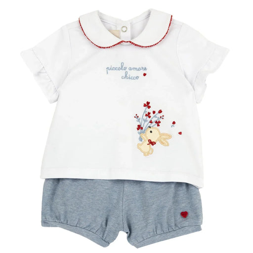 Chicco 2 PCS T.Shirt + Short Pants 25