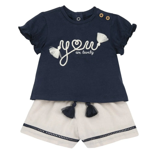 Chicco 2 PCS T.Shirt + Short Pants 60