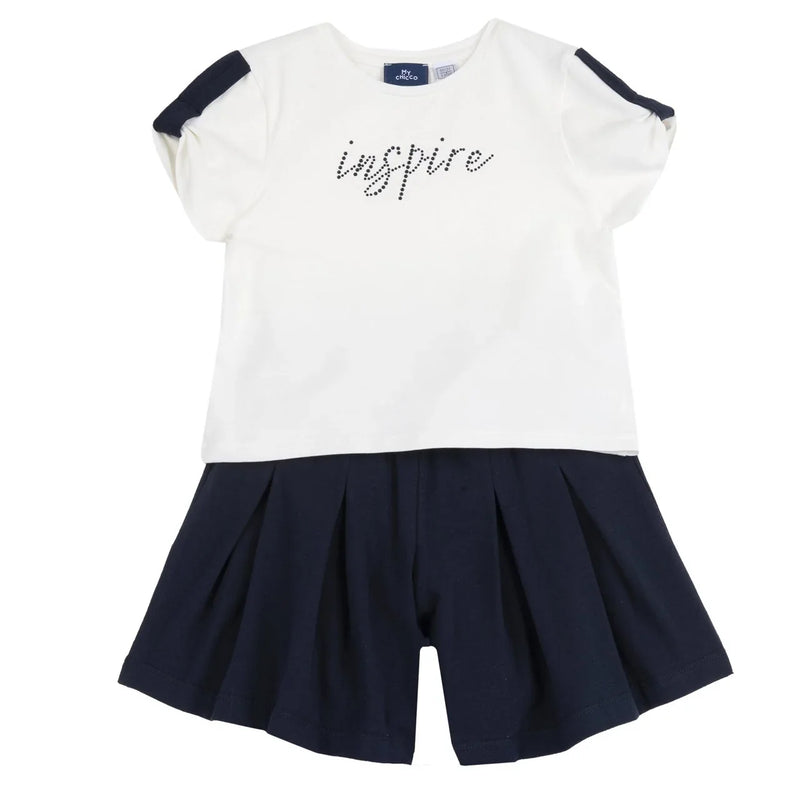 Chicco 2 PCS T.Shirt + Short Pants 30