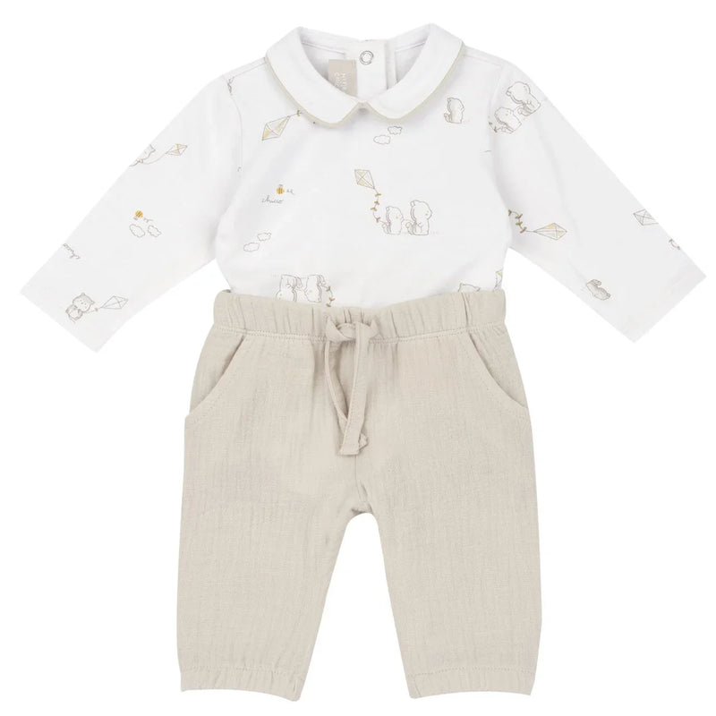 Chicco 2 PCS Body+Long Trousers 60