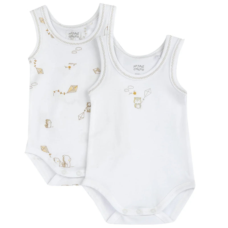 Chicco 2 PCS Set Sleeveless Bodysuit 33