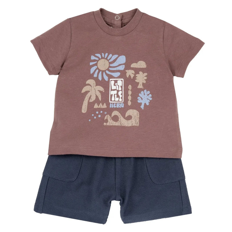 Chicco 2 PCS T.Shirt + Short Pants 28