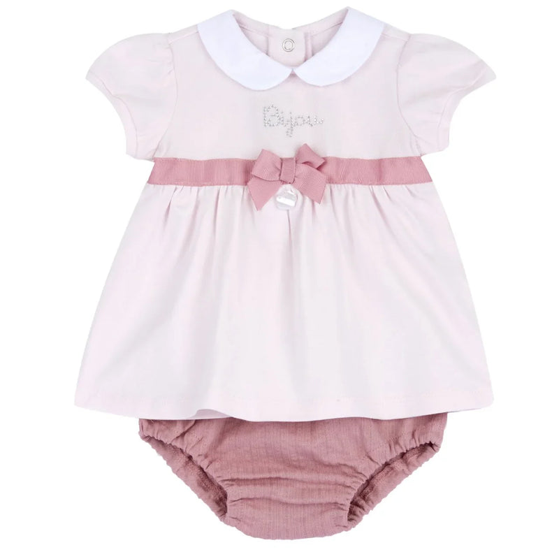 Chicco 2 PCS Short Sleeve Dress+Panties 15