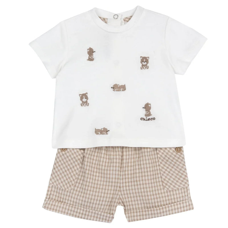 Chicco 2 PCS T.Shirt + Short Pants 60