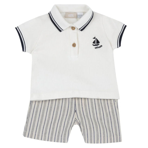 Chicco 2 PCS Polo + Short Pants 60