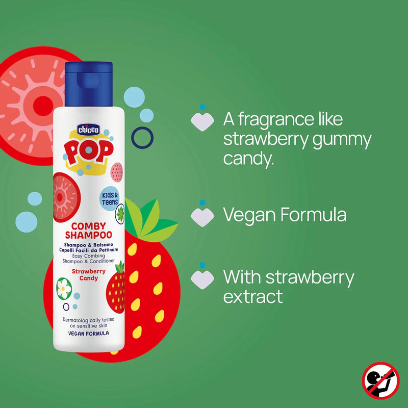 Comby Shampoo Strawberry Candy 250Ml