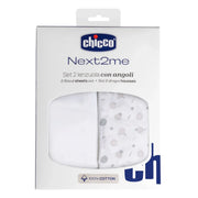 Cotton corner sheet cot - 2 pieces - Chicco Next2Me