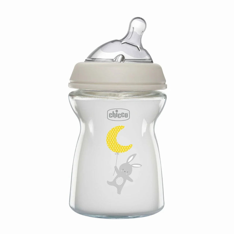 NaturalFeeling Feeding Bottle GLASS 0M+ 250ML Slow Flow
