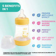 PERFECT 5 Feeding bottle 150ml - SLOW flow