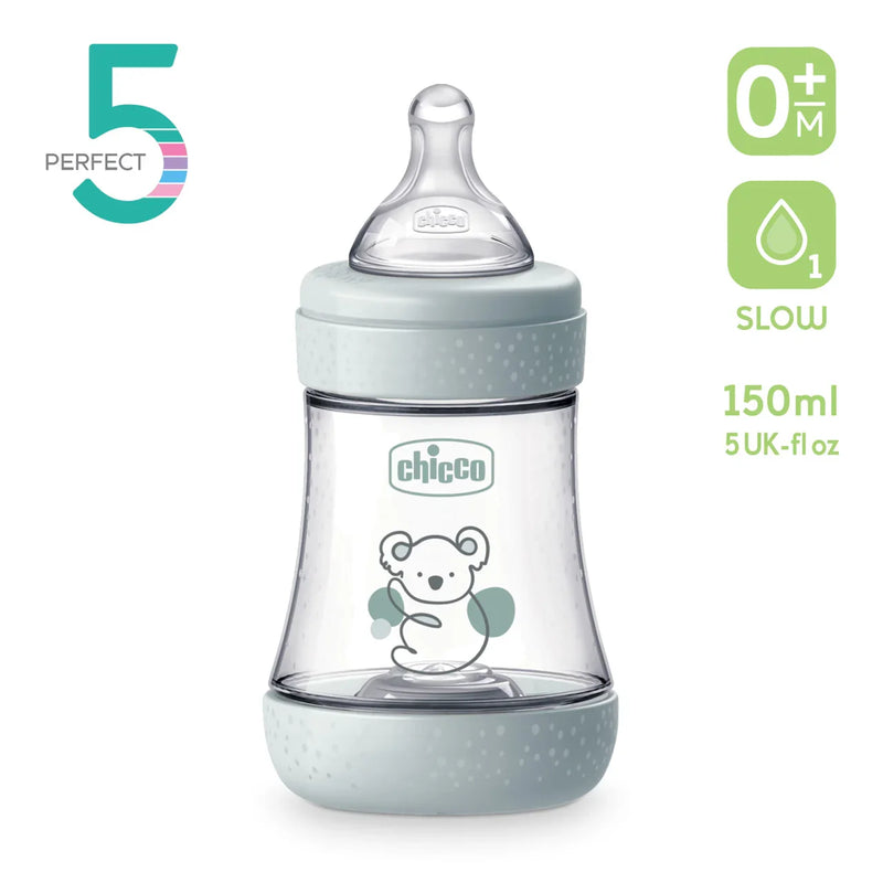 PERFECT 5 Feeding bottle 150ml - SLOW flow