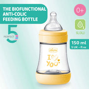 PERFECT 5 Feeding bottle 150ml - SLOW flow