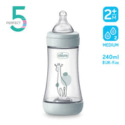 PERFECT 5 Feeding bottle 240ml - MEDIUM flow