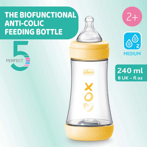 PERFECT 5 Feeding bottle 240ml - MEDIUM flow