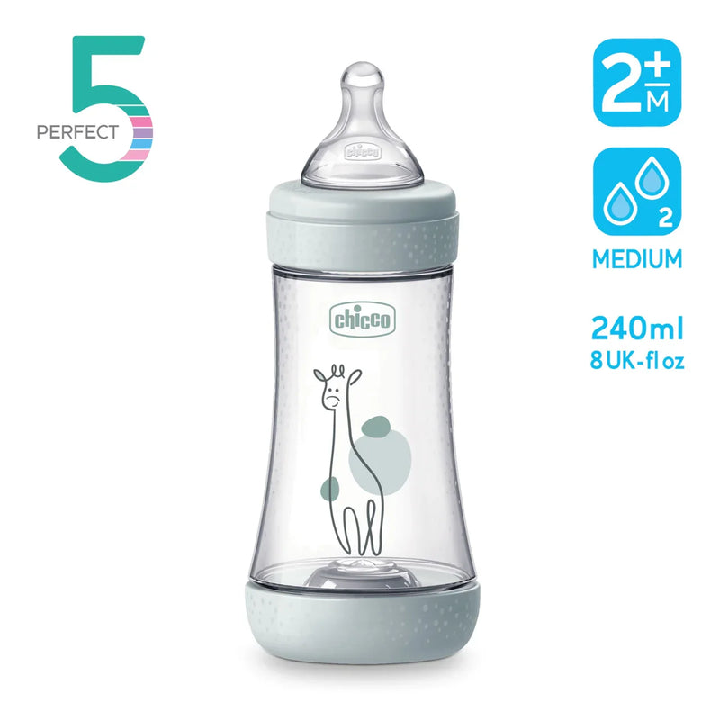 PERFECT 5 Feeding bottle 240ml - MEDIUM flow
