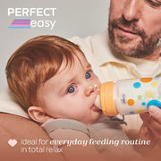PERFECT EASY Plastic Feeding Bottle 250 ml Medium Flow