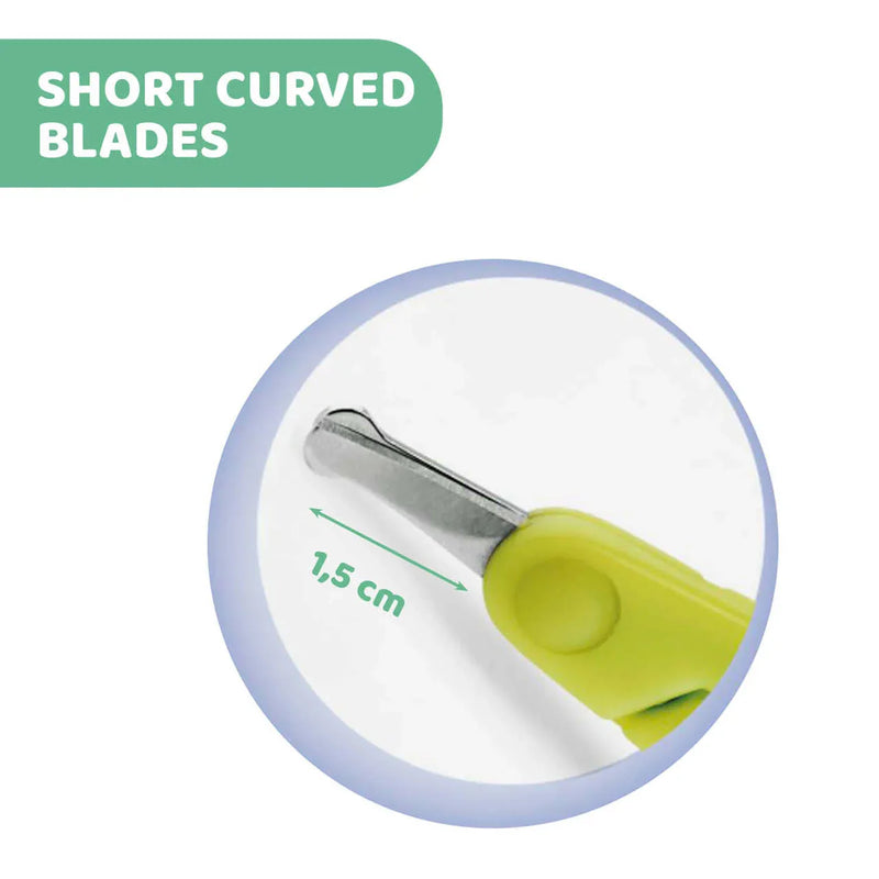 Short blade scissors